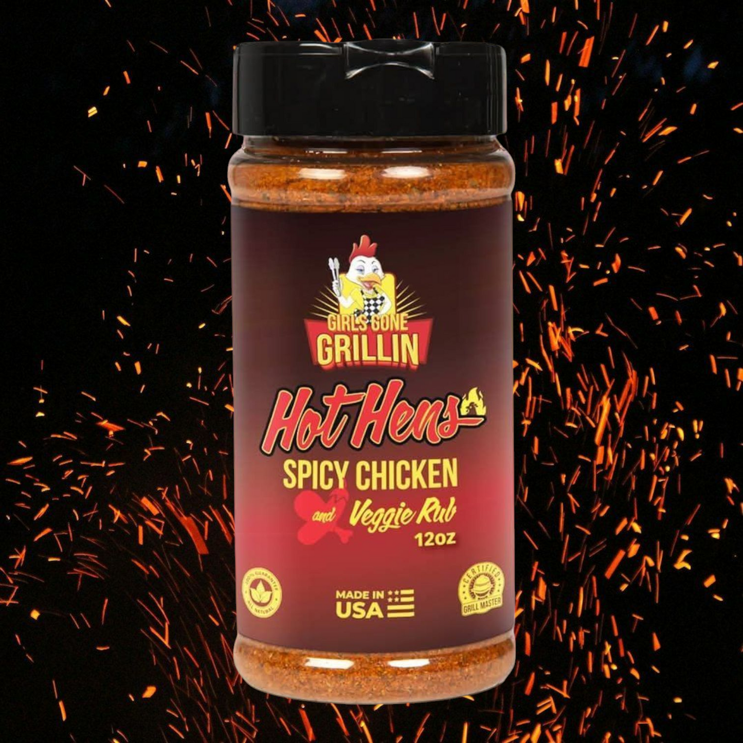 Hot Hens BBQ Rub! Award Winning!