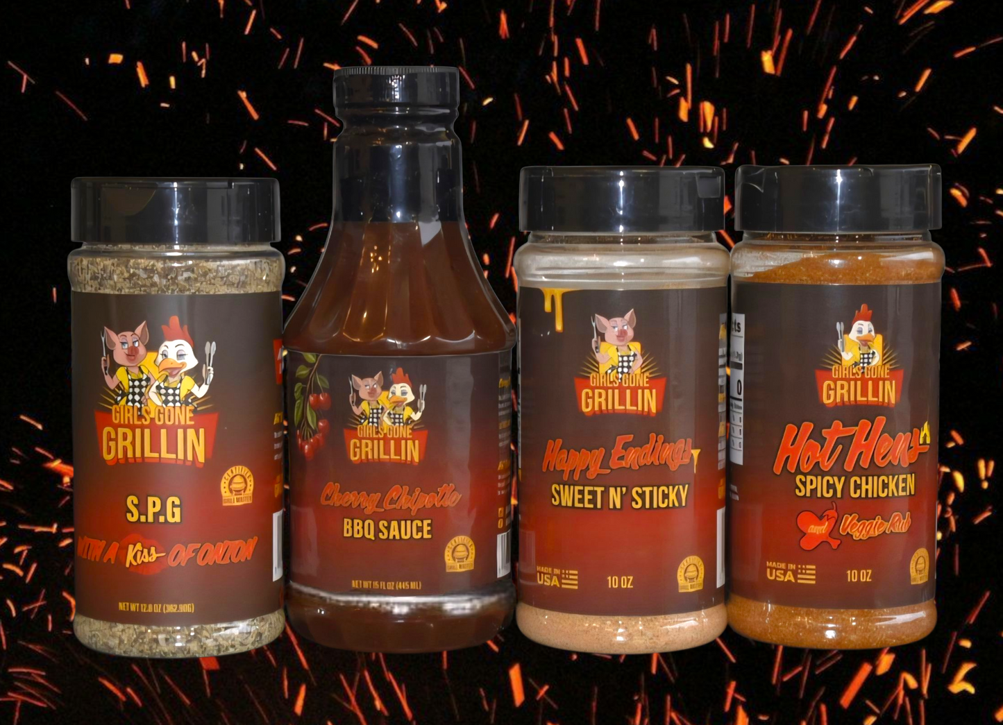 BUNDLE BBQ Sauce and 3 Seasonings – ONLY $55 ! PLUS FREE SHIPPING
