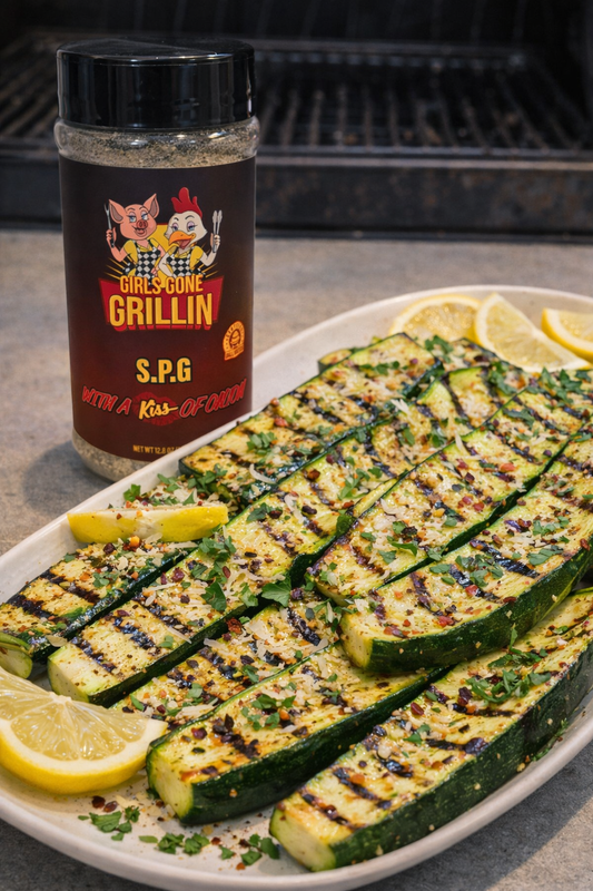 Grilled Zucchini Girls Gone Grillin’ Style