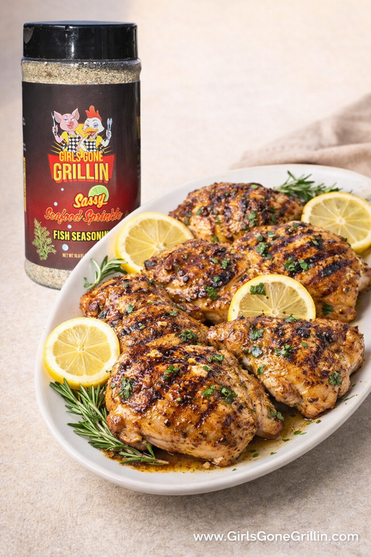 Lemon Herb Chicken (Girls Gone Grillin’–style)
