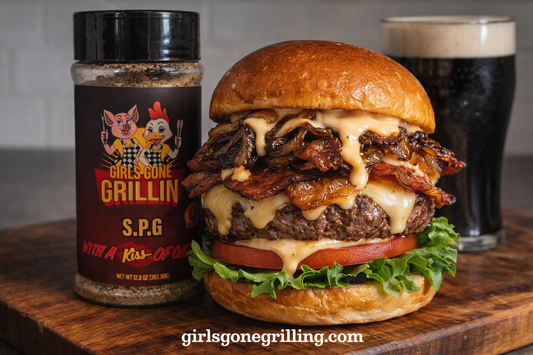 Irish Pub Burger – Girls Gone Grillin’ Style