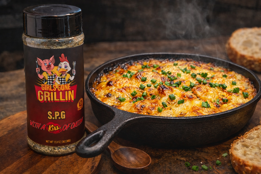 Irish Cheddar Scalloped Potatoes with Green Onions