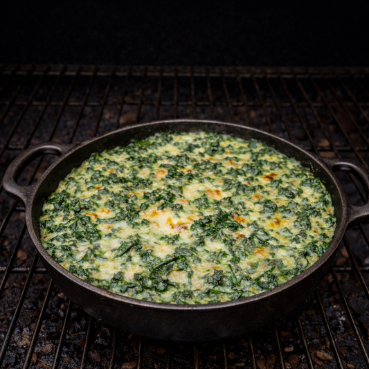 Steakhouse Creamed Spinach on the Smoker