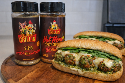 Pesto Meatball Subs Girls Gone Grillin' Style