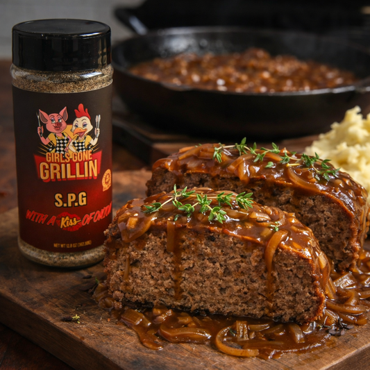 Meatloaf with French Onion Gravy