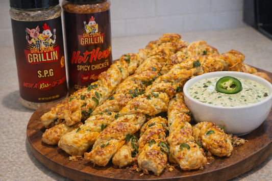 Puff Pastry Jalapeño Cheddar Twists