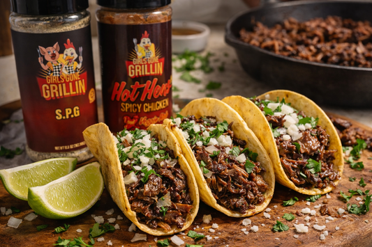 Short Rib Tacos (Girls Gone Grillin’ Style)