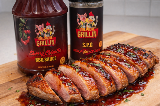 Cherry Chipotle Glazed Duck Breast (Girls Gone Grillin’ Style)