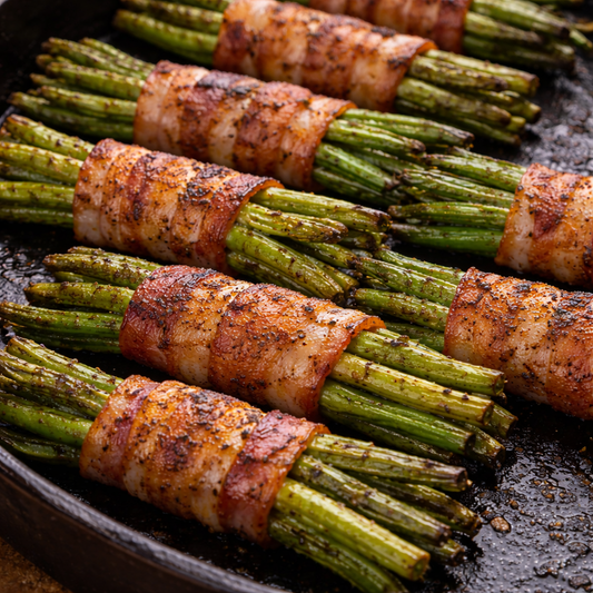 Bacon Wrapped Green Bean Bundles (Girls Gone Grillin’ Style)