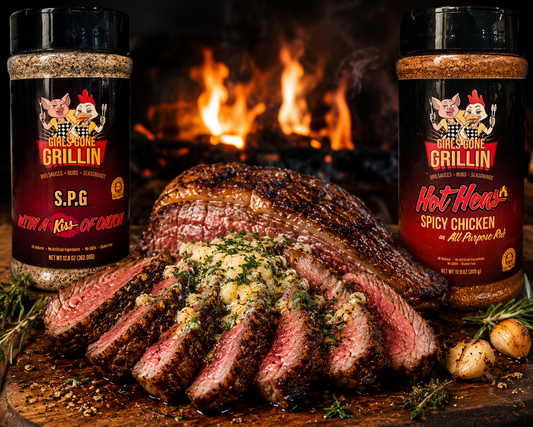 Garlic Butter Brazilian Steak  Girls Gone Grillin' Style