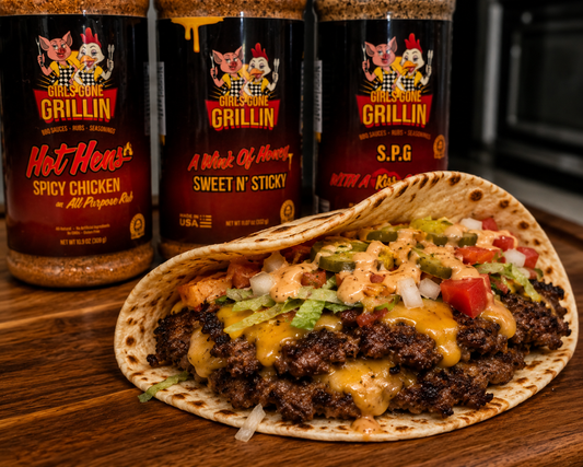 Smash Burger Tacos Girls Gone Grillin' Style