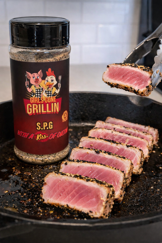 Seared Ahi Tuna — Girls Gone Grillin’ Style