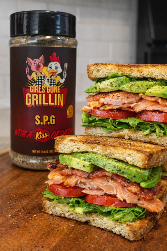 Smoked Salmon Avocado BLTs Girls Gone Grillin’ style