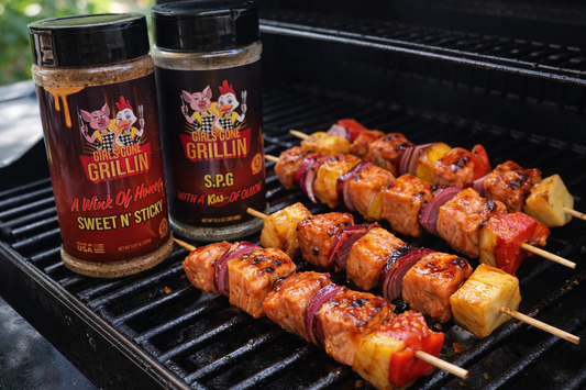 Pineapple Salmon Kabobs — Girls Gone Grillin’ Style