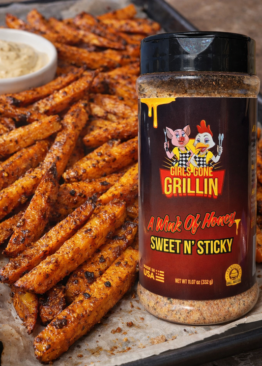 Sweet N’ Sticky Sweet Potato Fries