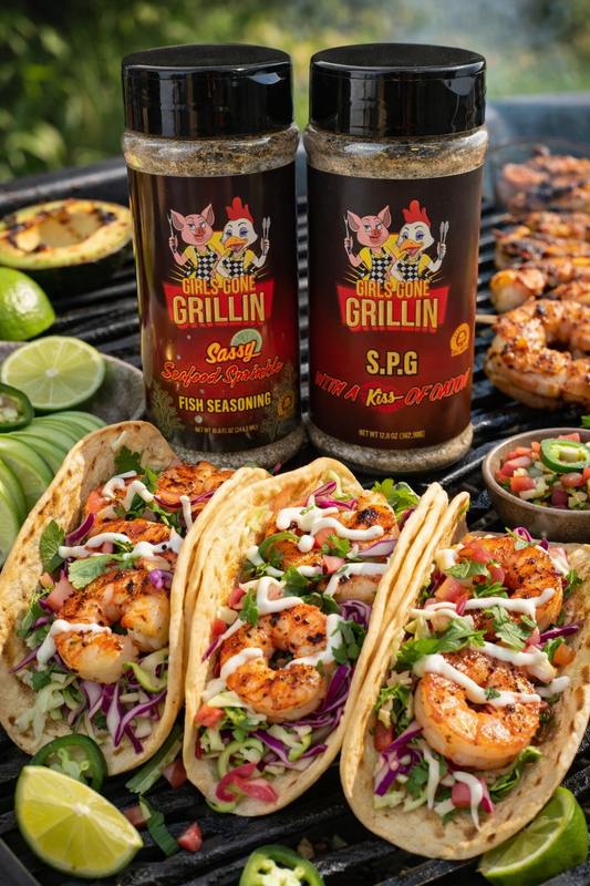 Shrimp Tacos — Girls Gone Grillin’ Style