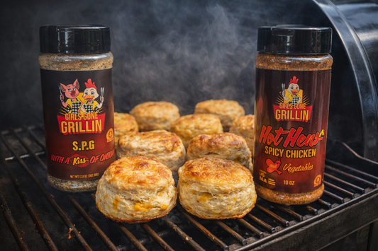 Smoked Cheddar Biscuits - Girls Gone Grillin' Style
