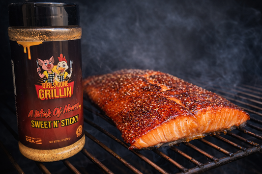 Sweet N’ Sticky Smoked Salmon Girls Gone Grillin' Style